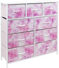 Cómoda para niños Sorbus 9 cajones - Organizador de cofre de almacenamiento de muebles para dormitorio
