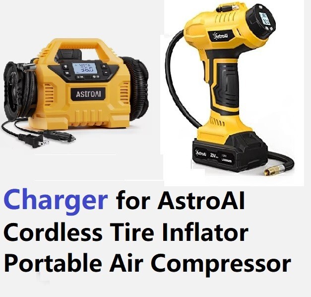 🔥battery charger power supply for AstroAI Tire Inflator P