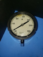 Ashcroft Duragauge 5" Vacuum / Pressure Gauge 300psi Bronze tube brass socket