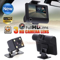 4'' Hd 1080p Car Dvr Dual Lens Rearview Dash Cam Video Recorder Camera G-sensor on sale 4'' Hd 1080p Car Dvr Dual Lens Rearview Dash Cam Video Recorder Camera G-sensor on sale