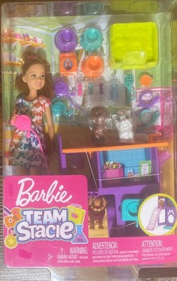 Barbie Team Stacie Puppies Playset Mattel 2022 New NIB Sealed