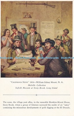 R036206 California News 1850. William Sidney Mount. N. A. Melville Sammlung