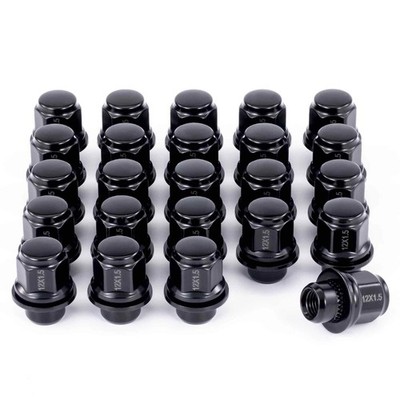 Toyota 4Runner Tacoma Orion Motor Tech Lug Nuts  LX450 M 12 X 1.5 mm Wheel Black