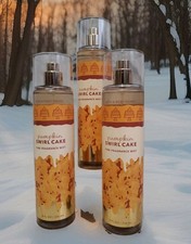 Bath  Body Works PUMPKIN SWIRL CAKE Fine Fragrance Mist Body Spray 3x Lot New