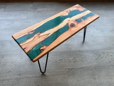 Unique Wood/Resin Coffee Table. River table
