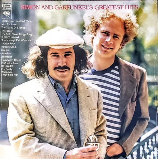 Simon & Garfunkel Greatest Hits Vinile Nero LP