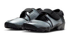 Nike Air Rift Leather IH3656-095 Metallic Silver Black Women's  New with box