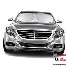 Car Windshield Sun Shade - Foldable Sun Car Window Shield 210T Coated M 1