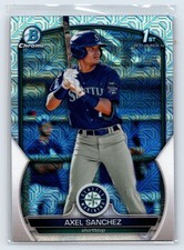 2023 Bowman Axel Sanchez Chrome Prospects Mega Box Mojo Refractors 1st #BCP-73
