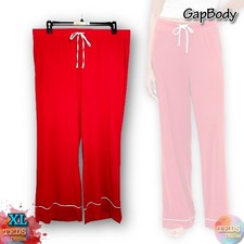 NWT Gap GapBody Women's XL Soft Modal Pajamas Pants ONLY, G1237XCLMA Tango Red