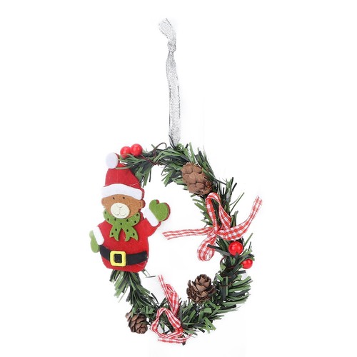 Christmas Candle Rings Berry Pinecone Candle Kranz Für Weihnachten Thanksgiv NTS - Bild 21 von 24