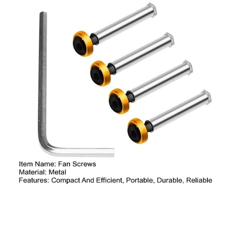 Reliable Fan Screws Long-lasting Performance Metal Radiator Mounting Set - Afbeelding 6 van 9