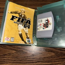 Nintendo 64 FIFA  Cartridge, Manual And Clear Case N64
