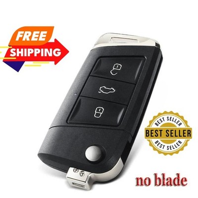 1× Replacement Folding Key Shell for VW 3-Button Car Remote Control KS56   HU66