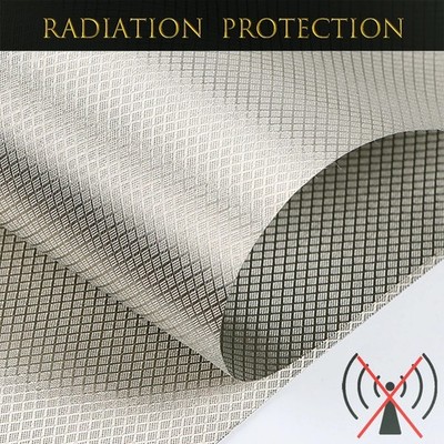 Copper Faraday Fabric Anti-Oxidation EMF RF Shielding for RFID Wallets 43'' Width
