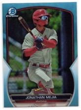 2023 Bowman Draft Chrome Jonathan Mejia Sky Blue Refractor #BDC-115
