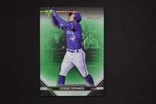 2021 Topps Triple Threads George Springer Emerald /259 #27 Toronto Blue Jays