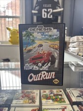 OutRun Sega Genesis 1991 Authentic w/ Manual Tested Sega Mega Drive