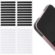 40 Pcs Rubber Phone Grip Tape, anti Slip Stickers Adhesive Non Slip Strips Unive