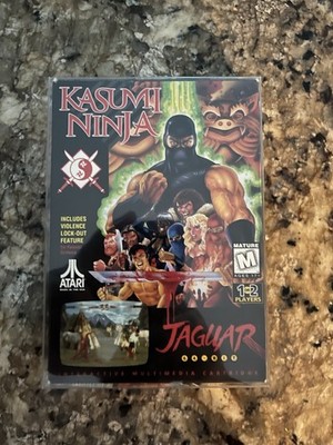 Kasumi Ninja Atari Jaguar 64 Bit Complete In Box CIB w/ Manual Tested Working