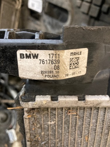 MINI CLUBMAN F54 Water Coolant Radiator 7617639 1.5 Petrol Manual - Picture 4 of 4