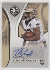 2018 Panini Limited Rookie Auto 75/199 Boston Scott #199 Auto s3g