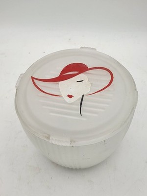 1920s Art Deco Glass Trinket jar. Has been passed down the family generation to