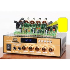 220V SV-1200 Professional Car Mounted 2-CH 300W Power Amplifier Bluetooth5.4 ot2