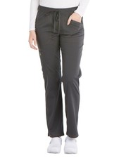 Dickies Women's Straight Leg Drawstring Pant, Pewter, Size: 2XL