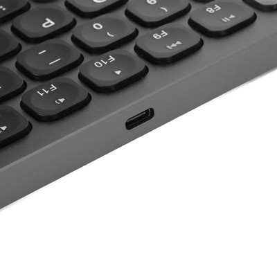 BT Keyboard With Numeric Keypad Skid Resistance Pads 110 Keys Thin Office Ke SAL