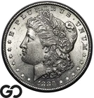 1880-O Morgan Silver Dollar Coin, Very Nice Choice BU++ Better Date