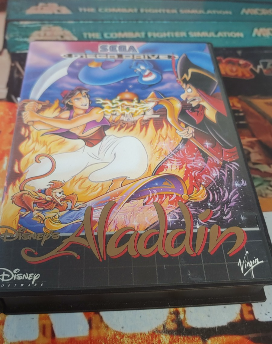 Aladdin(Virgin1993)SegaMegaDrive(Box,Manual,Module)works16-bitclassic