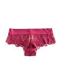Victoria's Secret PINK Date Lace Cheekster Panty Hibiscus
