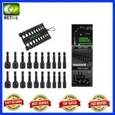 Magnetic Nut Driver Set - 20 Pieces, Macro & SAE for Precision Mechanics