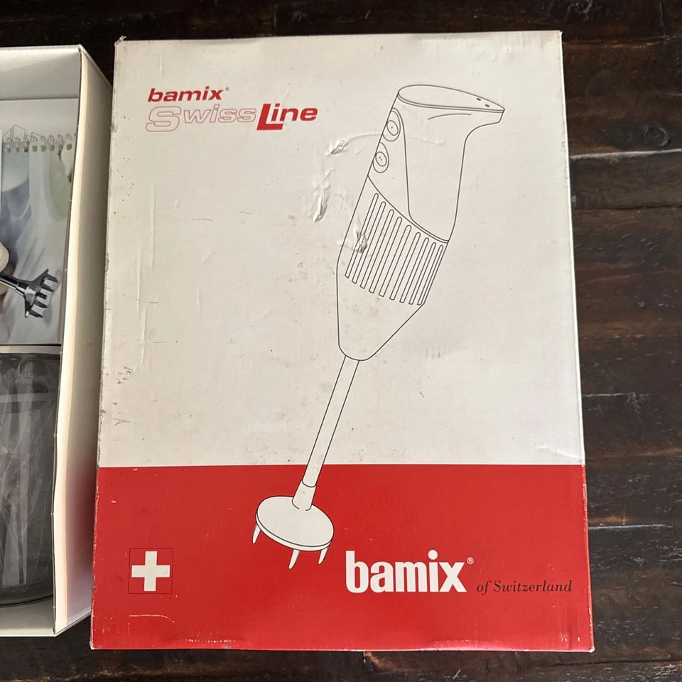 Bamix M-133 瑞士制造单声道 2 速手动浸入式搅拌机豪华棒混音器新品 — 第 2/4 张图片