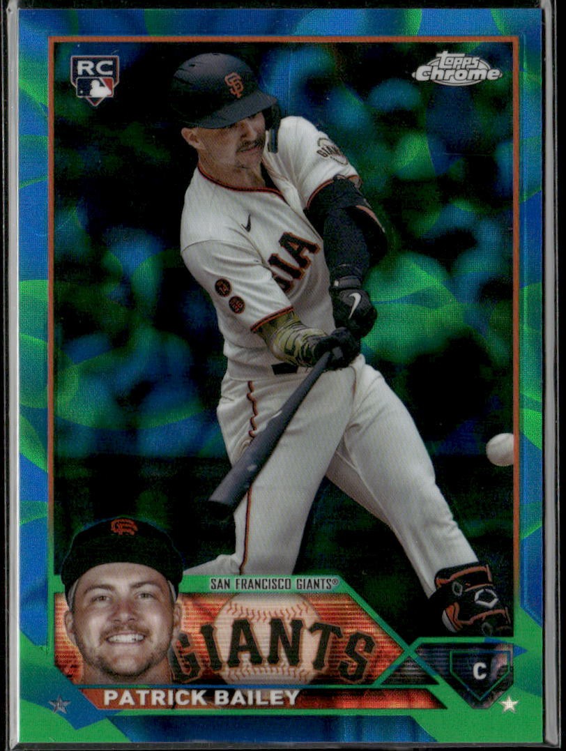2023 Topps Chrome Update Sapphire #USCS217 Patrick Bailey Blue Green Lava /125