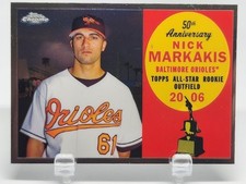 Nick Markakis RC 2008 Topps Chrome 50th Anniversary All-Star Rookie Card #ARC19 . rookie card picture