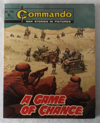 Commando Comic. A Game of Chance. Issue No. 1253.
