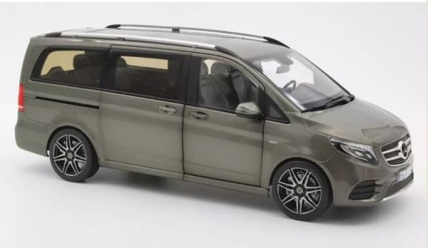 Norev 1:18 Mercedes V-Class Amg-Line (2018) - Indium Grey-image