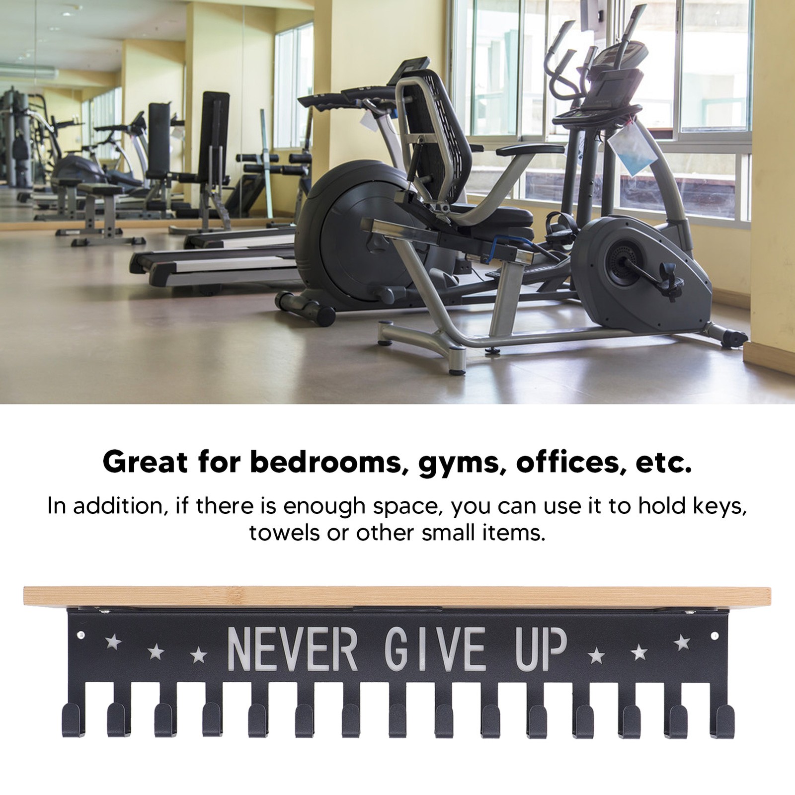 ¸Medal Display Shelf Trophy Shelf With 20 Hooks Sturdy And Solid Wall