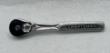 Vintage Craftsman 1/4” Drive Ratchet -VF- 43186 Made In USA!!S1