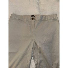 Talbots Size 14P The Perfect Crop Pant in Light Khaki EUC