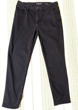Banana Republic Men's Black Traveler Pants Slim Fit Jeans 36x34