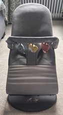 BabyBj&ouml;rn Bouncing Chair Baby Bouncer with Animal Toy Bar, Grey
