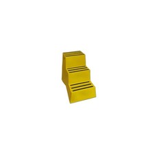 DPI ST327-14 Step Stand,3 Steps,Polyethylene,Yellow 38GT99