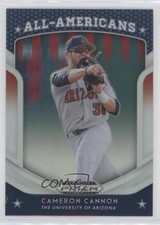 2019 Panini Prizm Draft Picks All-Americans Silver Prizm Cameron Cannon #65 0q3