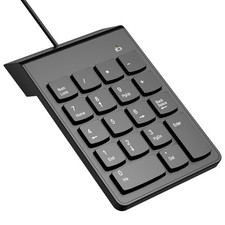 USB Numeric Keypad Numpad Portable Slim Mini 10 Key Number Pad Keyboard Laptop