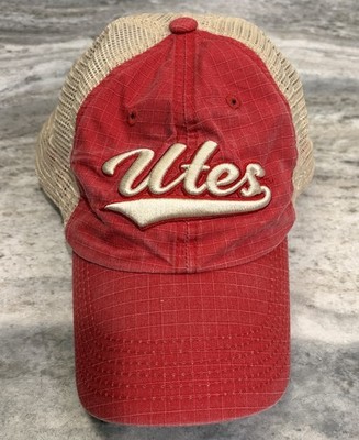 University of Utah Utes Vintage-Style Mesh trucker hat