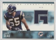 2003 Upper Deck UD Game Jersey Junior Seau #GJ-SE HOF 0v1