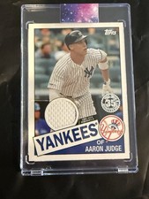 Topps Aaron Judge Relic 35th Anniversary #85R-AJ 2020 Yankees 1985 Card